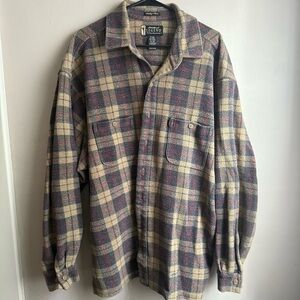 Eddie Bauer Legend Whidbey Plaid Shirt Jacket – Men’s XL Tall